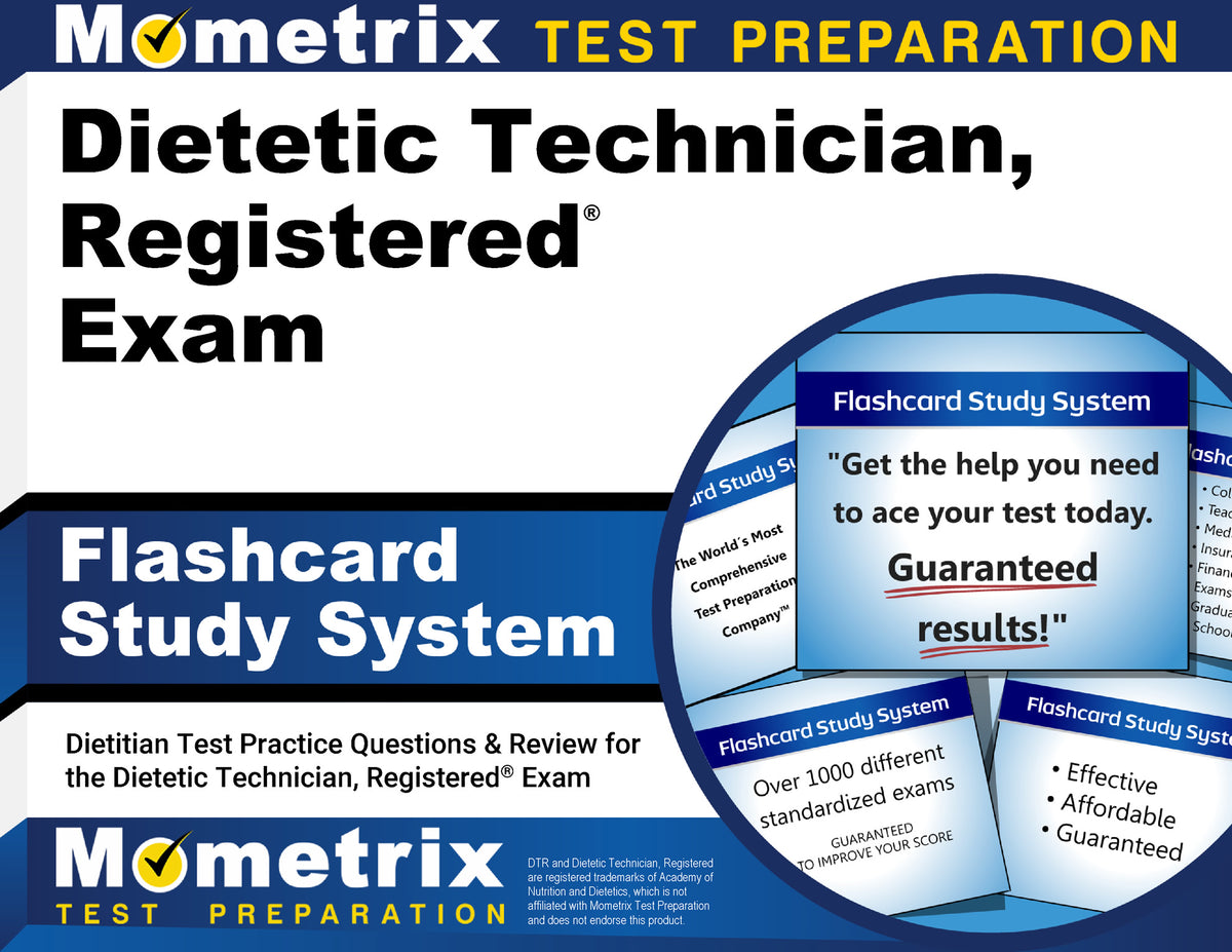 Dietetic Technician, Registered Exam Flashcard Study System