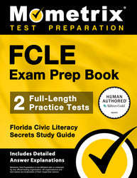 FCLE Exam Prep Book - Florida Civic Literacy Secrets Study Guide (printed book)