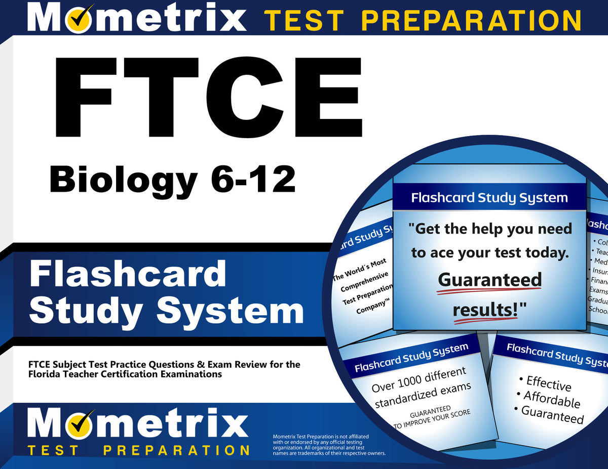 FTCE Biology 6-12 Flashcard Study System