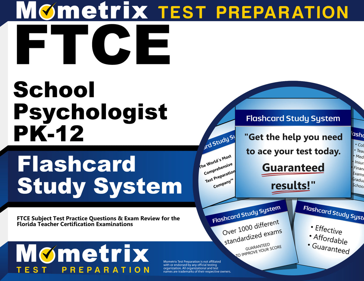 FTCE School Psychologist PK-12 Flashcard Study System