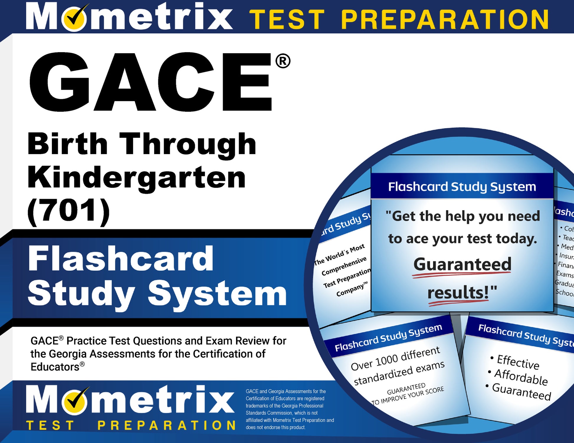 GACE Birth Through Kindergarten (701) Flashcard Study System