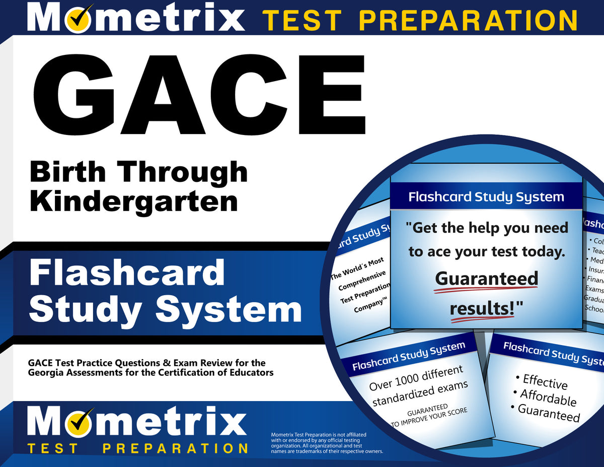 GACE Birth Through Kindergarten Flashcard Study System