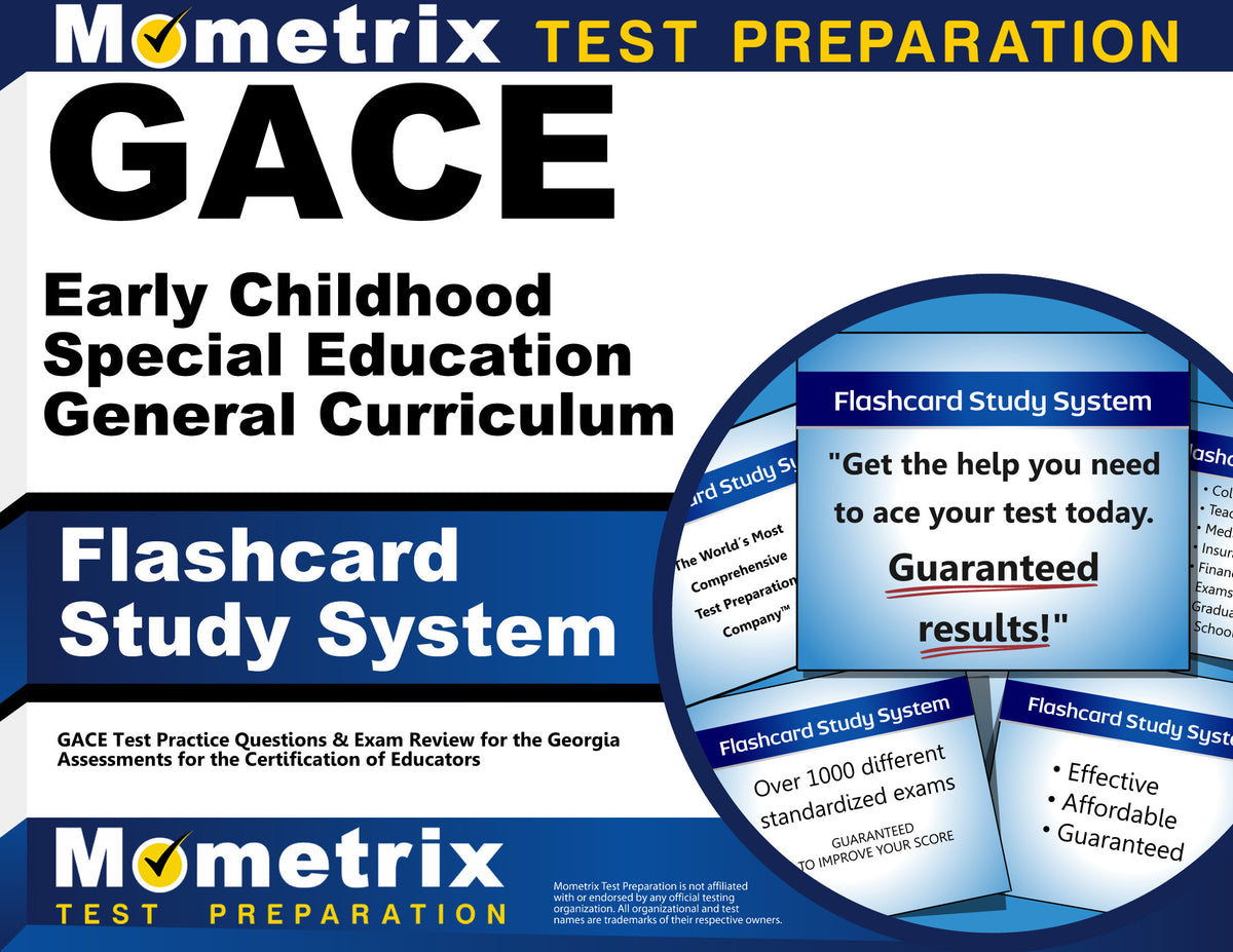 GACE Early Childhood Special Education General Curriculum Flashcard Study System