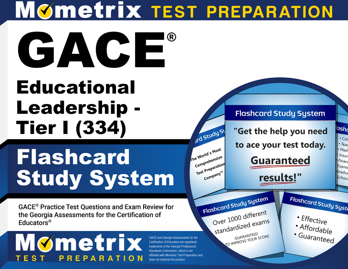 GACE Educational Leadership - Tier I (334) Flashcard Study System