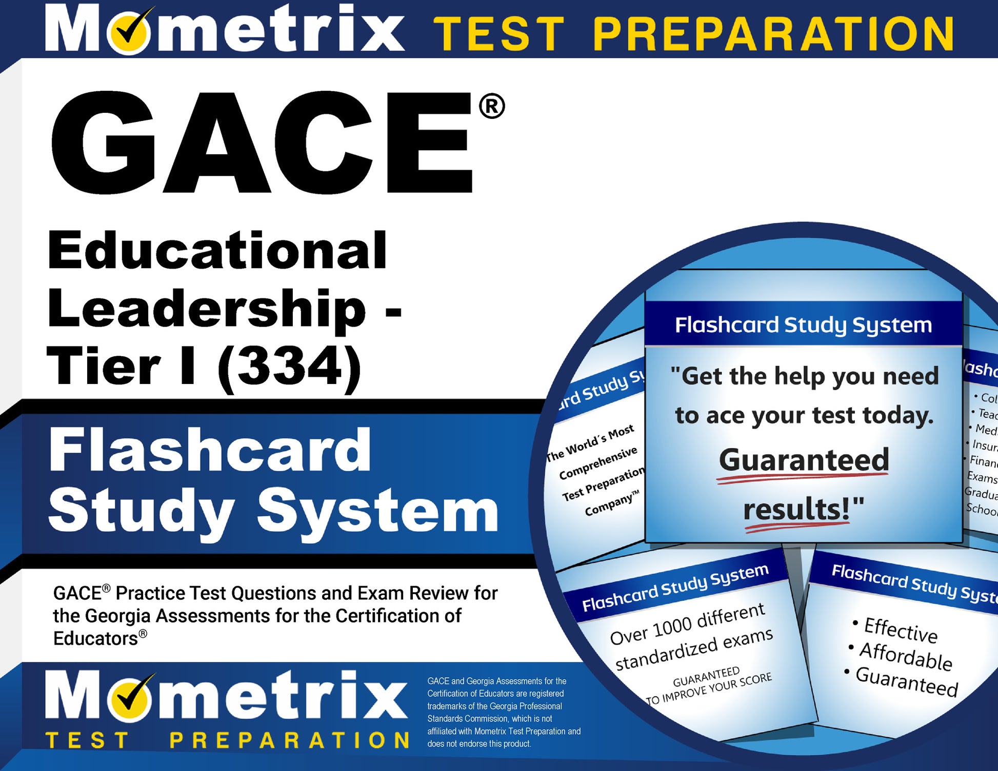 GACE Educational Leadership - Tier I (334) Flashcard Study System