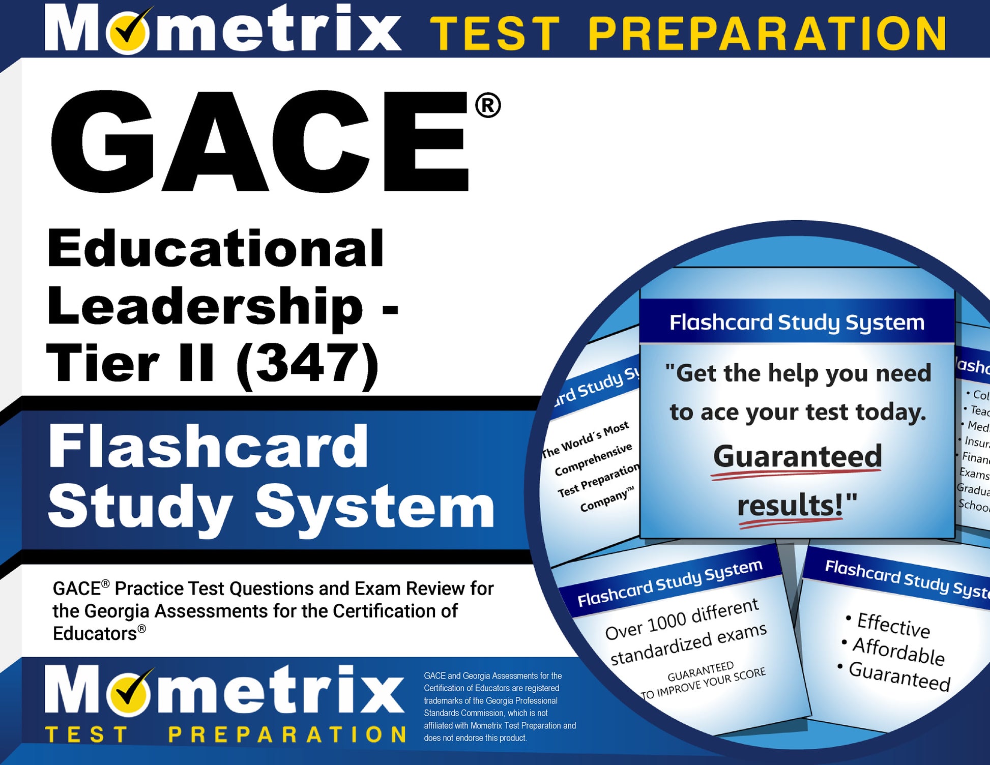 GACE Educational Leadership - Tier II (347) Flashcard Study System