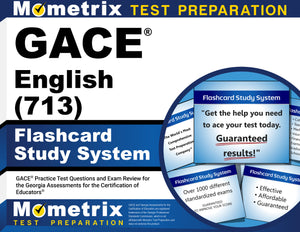 GACE English (713) Flashcard Study System