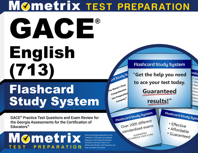 GACE English (713) Flashcard Study System