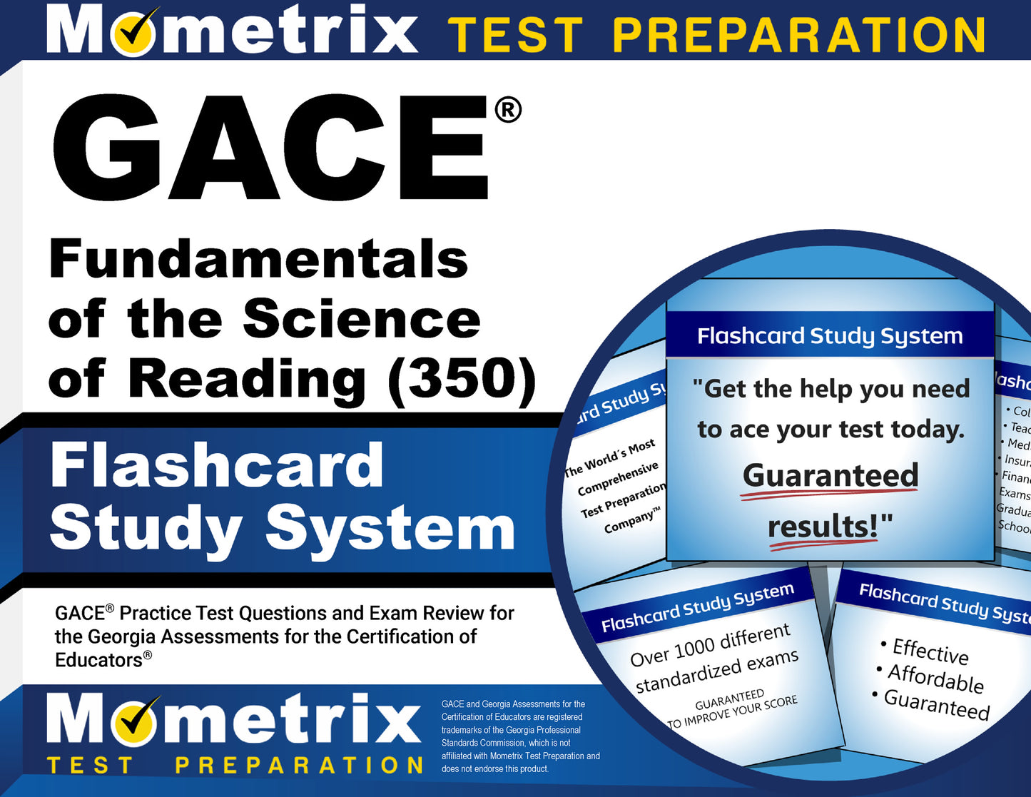 GACE Fundamentals of the Science of Reading (350) Flashcard Study System