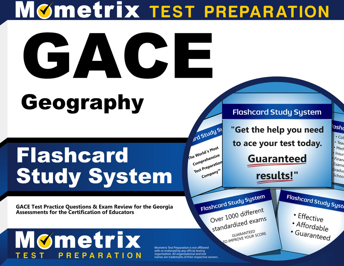 GACE Geography Flashcard Study System