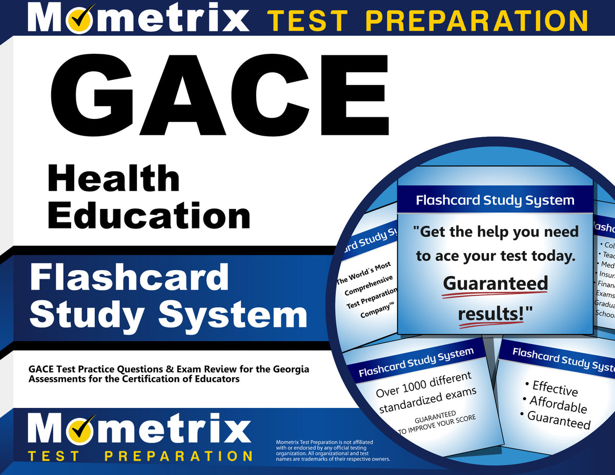 GACE Health Education Flashcard Study System
