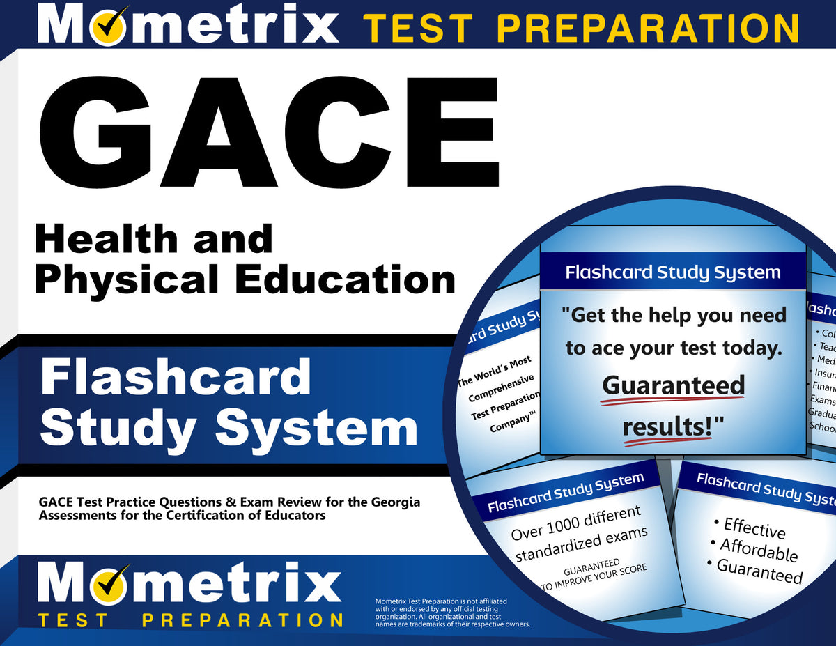 GACE Health and Physical Education Flashcard Study System
