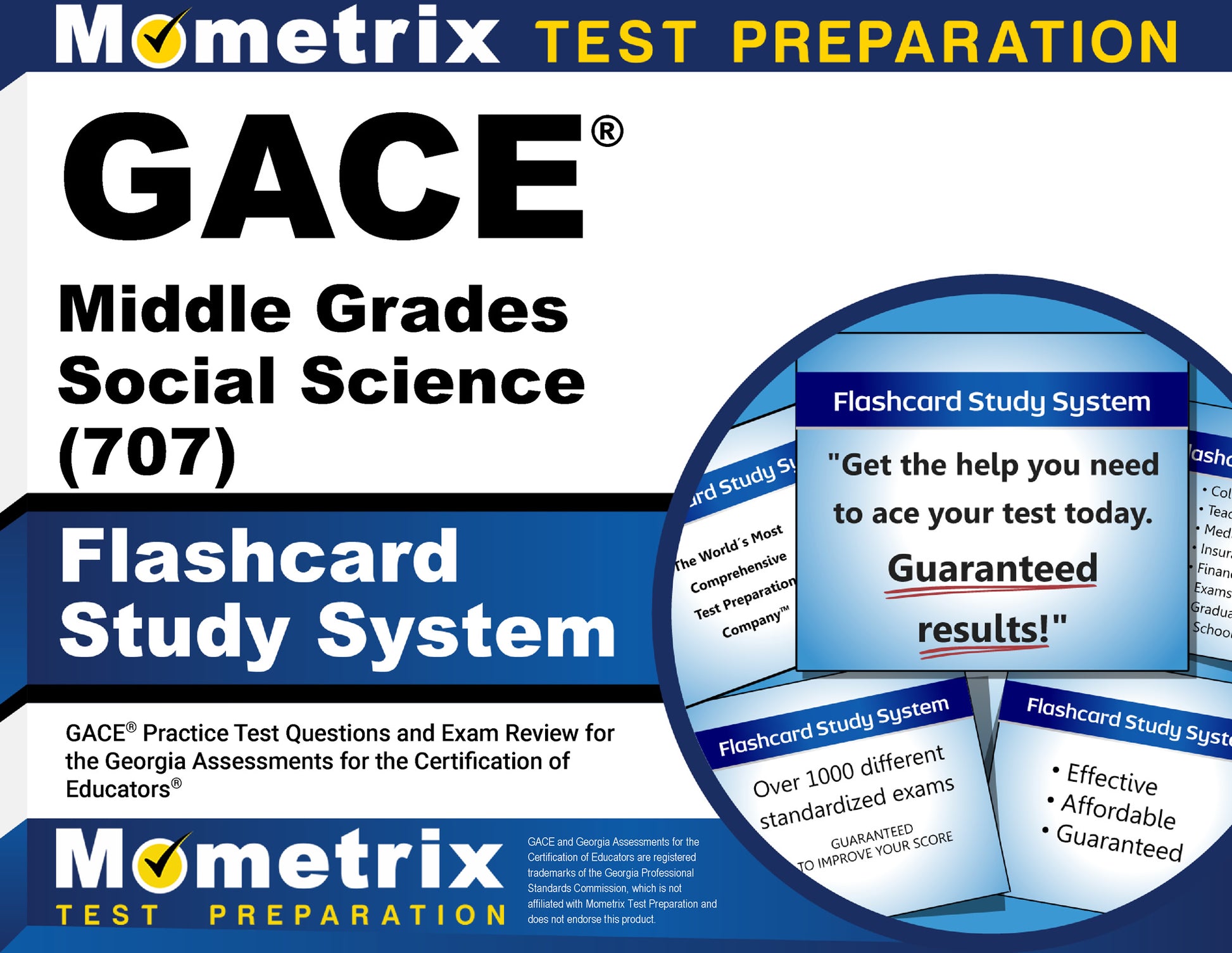 GACE Middle Grades Social Science (707) Flashcard Study System