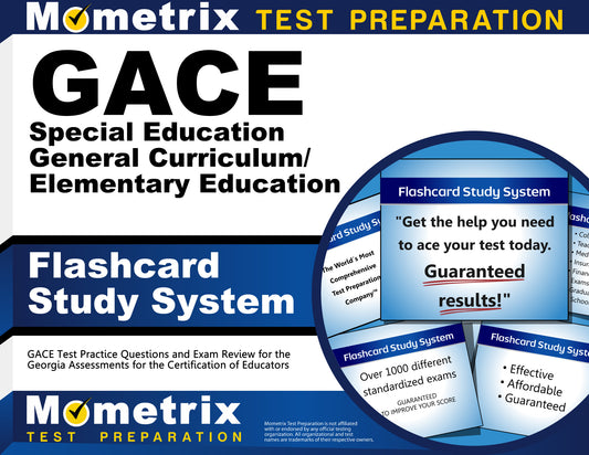 GACE Special Education General Curriculum/Elementary Education Flashcard Study System