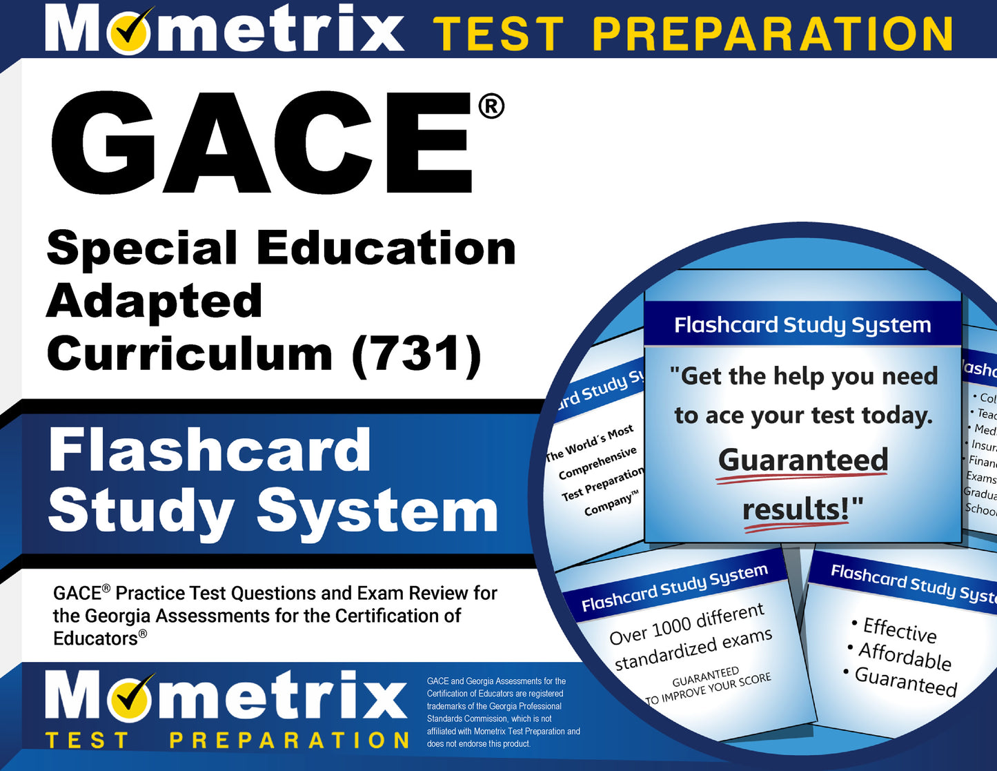 GACE Special Education Adapted Curriculum (731) Flashcard Study System