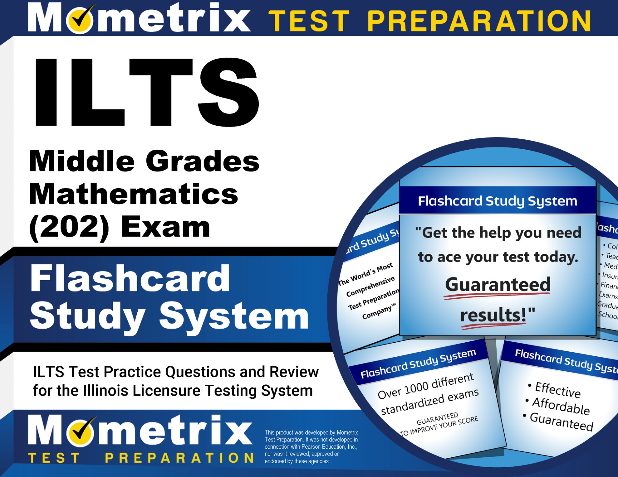 ILTS Middle Grades Mathematics (202) Exam Flashcard Study System ...