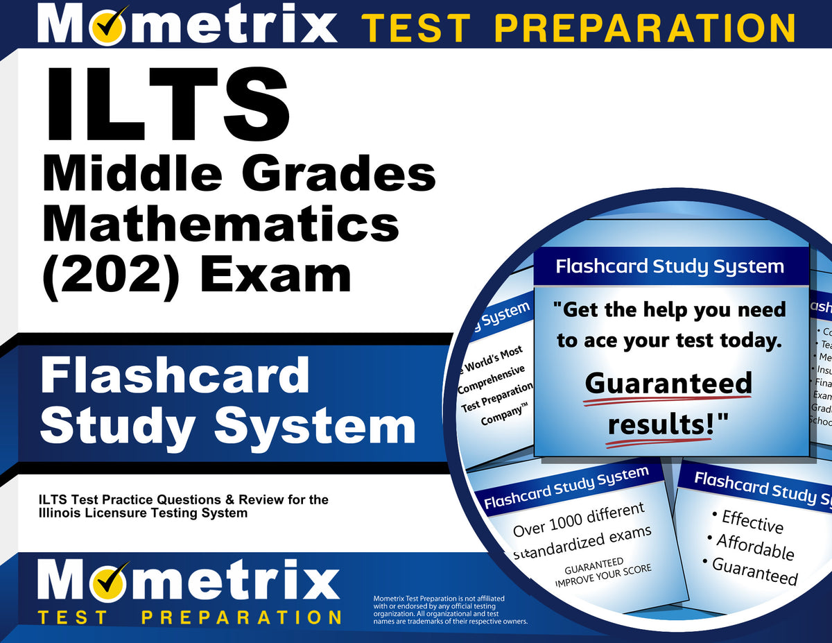 ILTS Middle Grades Mathematics (202) Exam Flashcard Study System ...