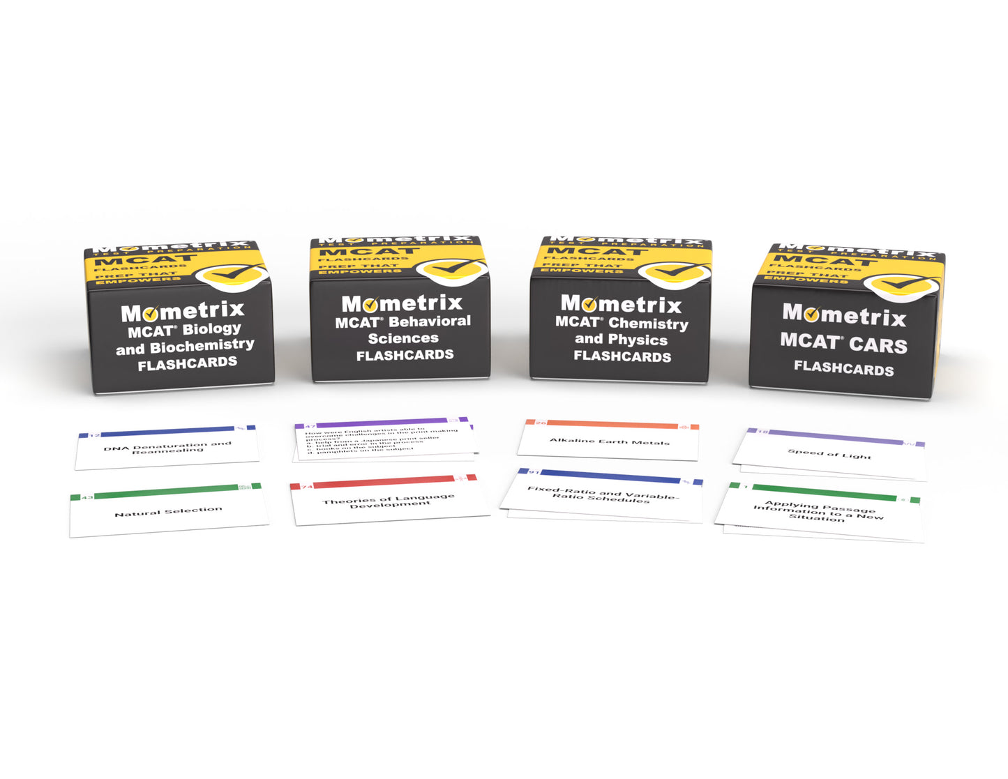 MCAT Prep 2026-2027 Study Cards (boxed)