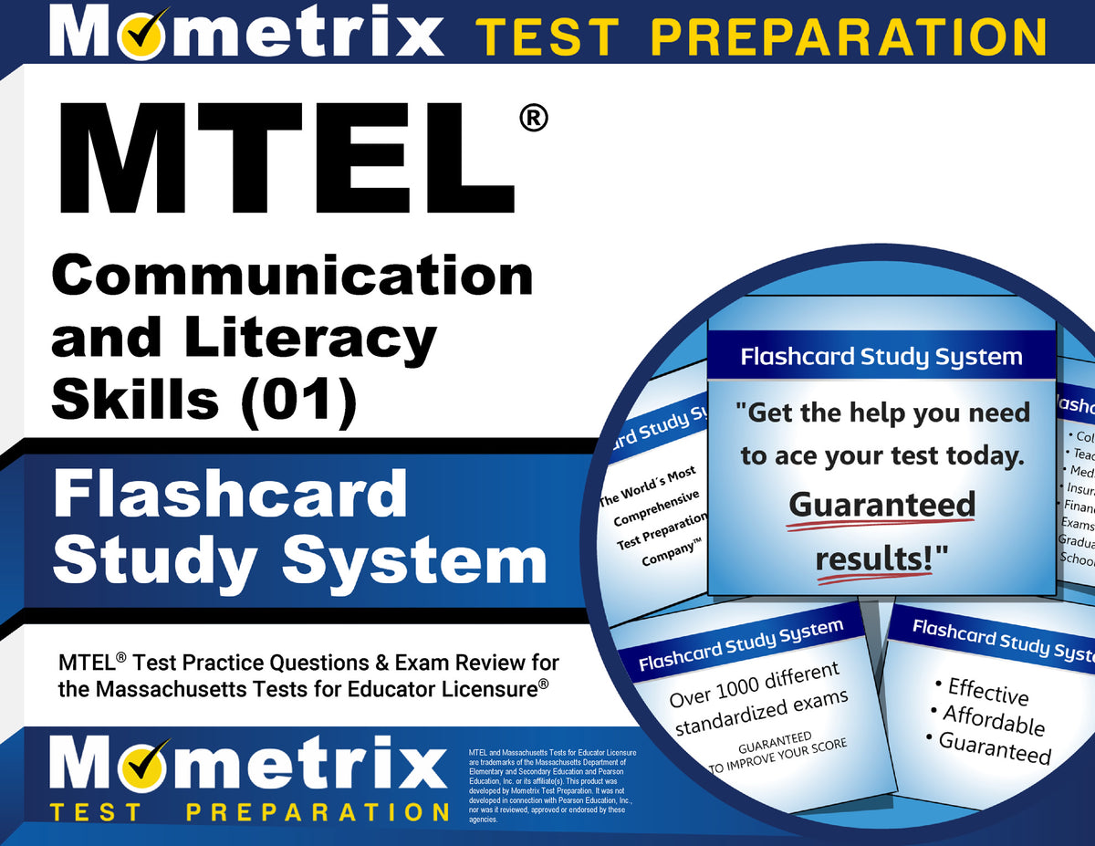 MTEL Communication and Literacy Skills (01) Flashcard Study System