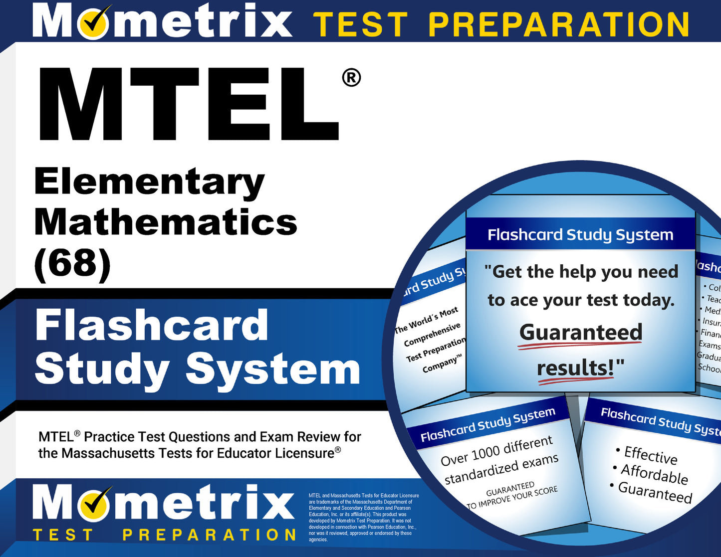 MTEL Elementary Mathematics (68) Flashcard Study System
