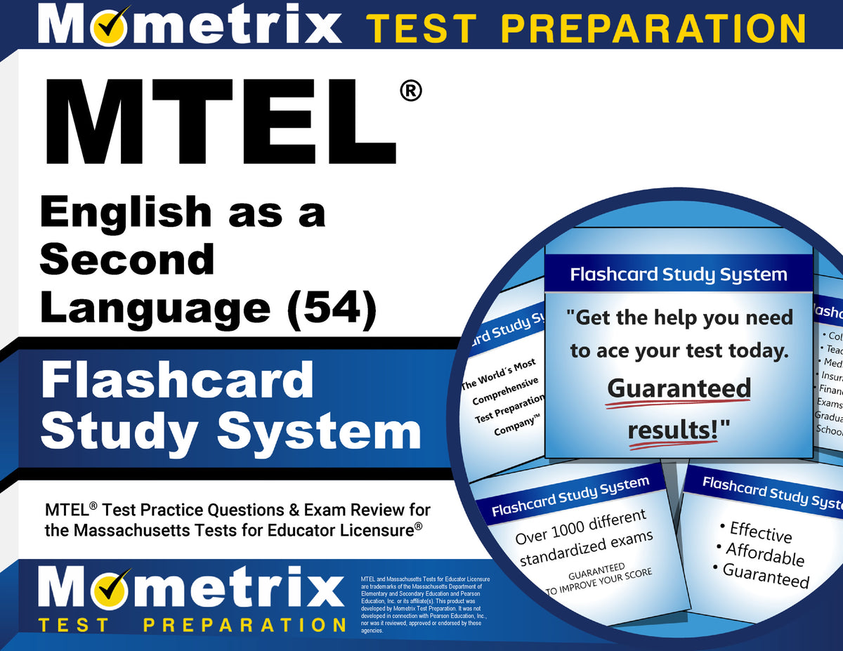 MTEL English as a Second Language (54) Flashcard Study System