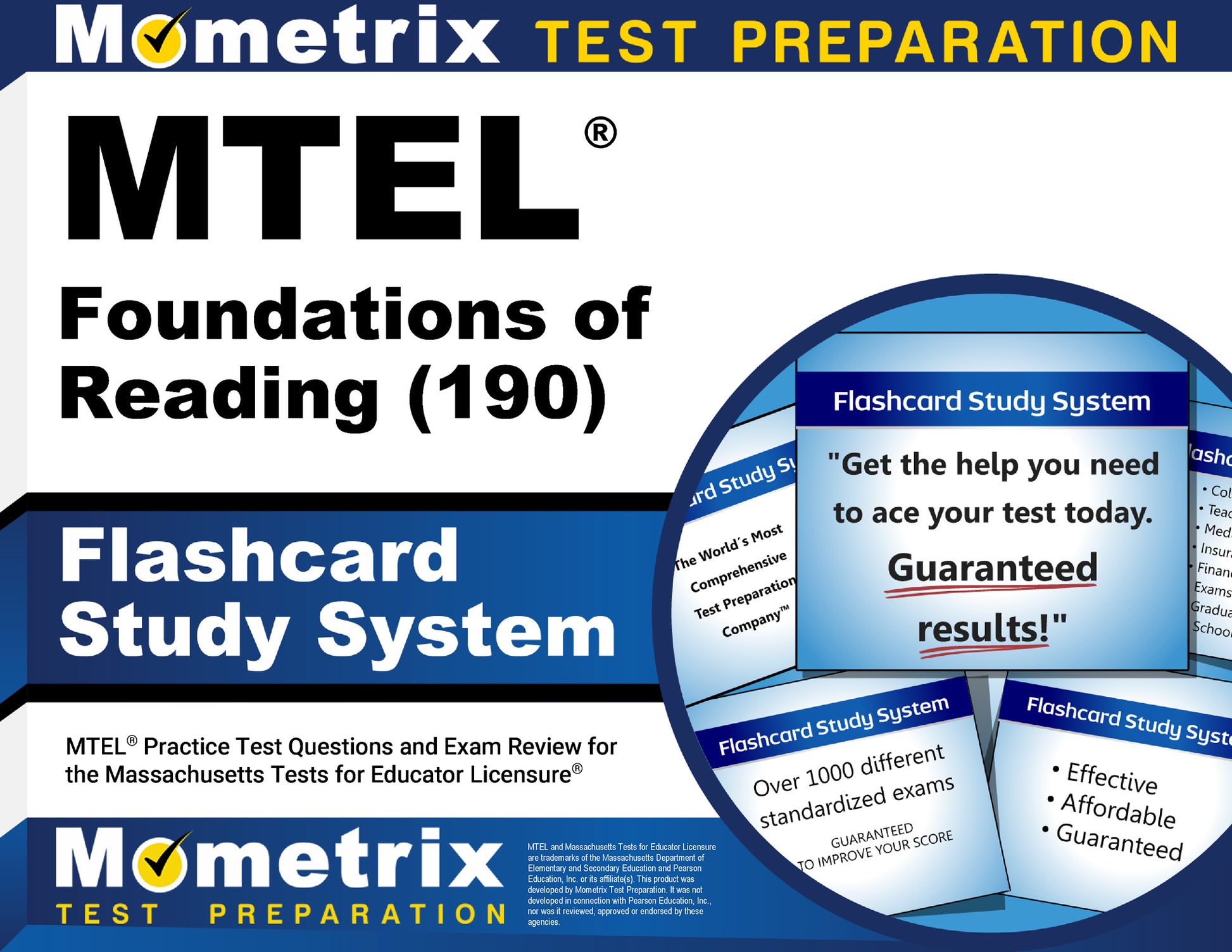 MTEL Foundations of Reading (190) Flashcard Study System