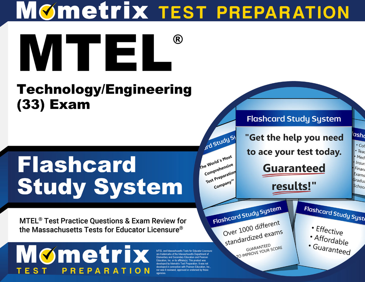 MTEL Technology/Engineering (33) Exam Flashcard Study System