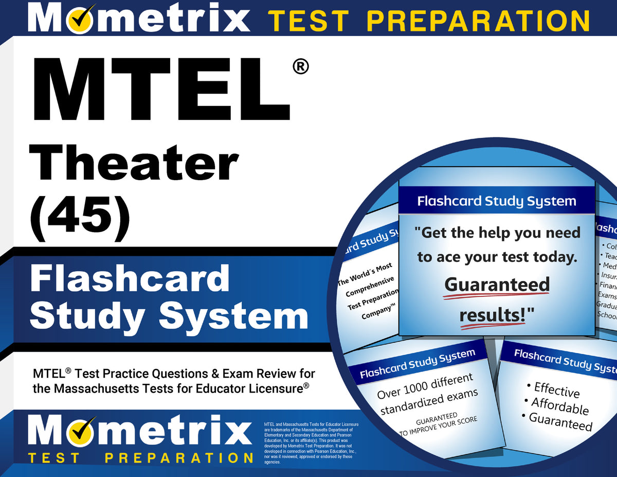 MTEL Theater (45) Flashcard Study System