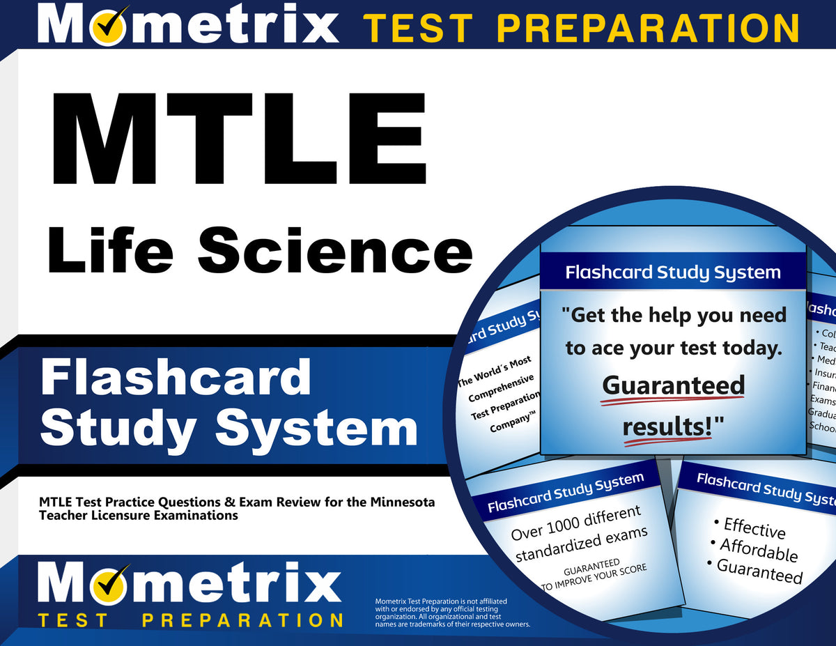 MTLE Life Science Flashcard Study System