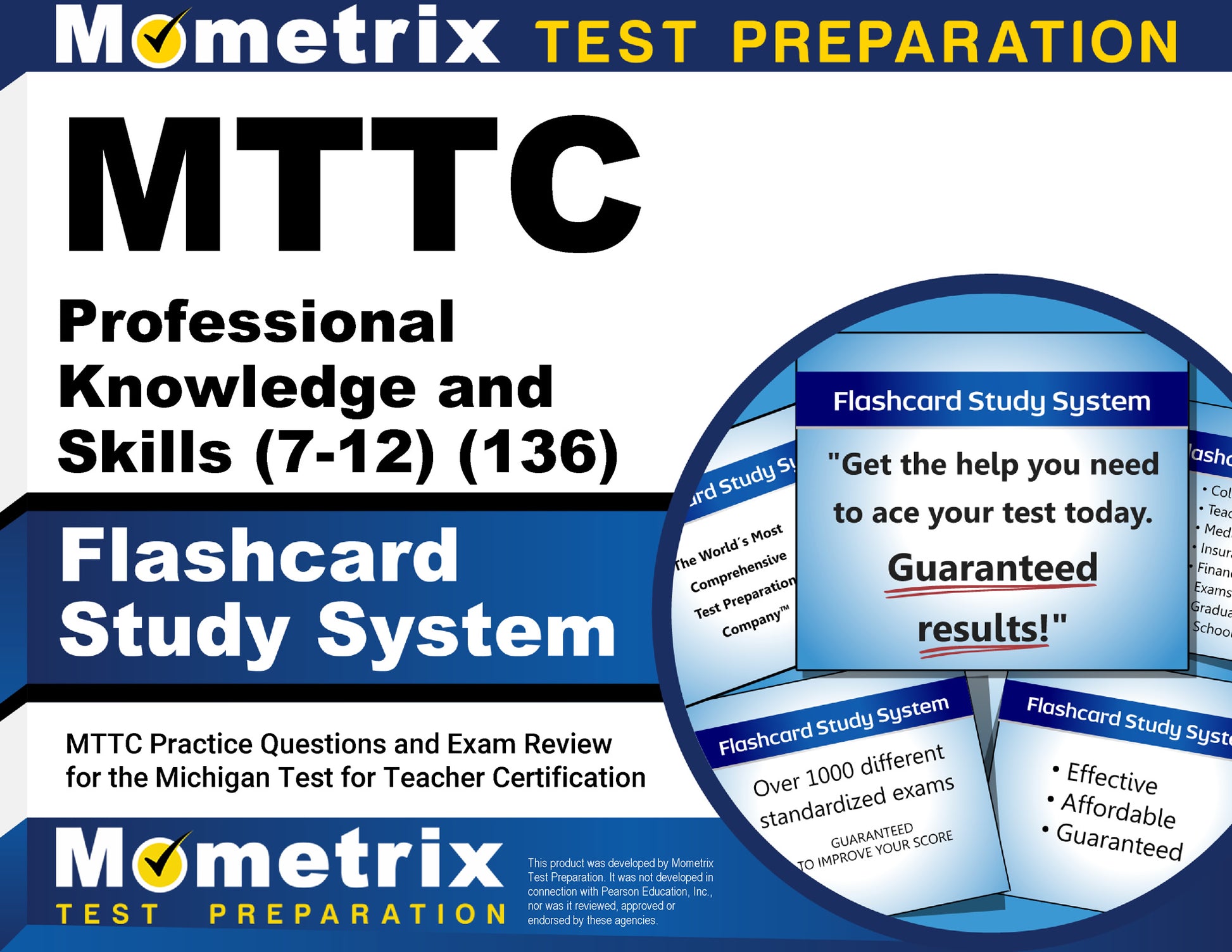 MTTC Professional Knowledge and Skills (7-12) (136) Flashcard Study System