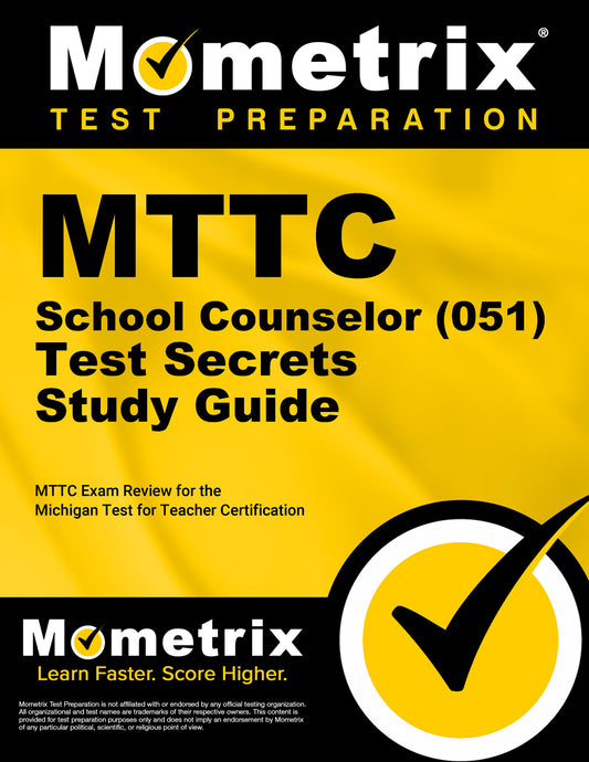 MTTC School Counselor (051) Test Secrets Study Guide
