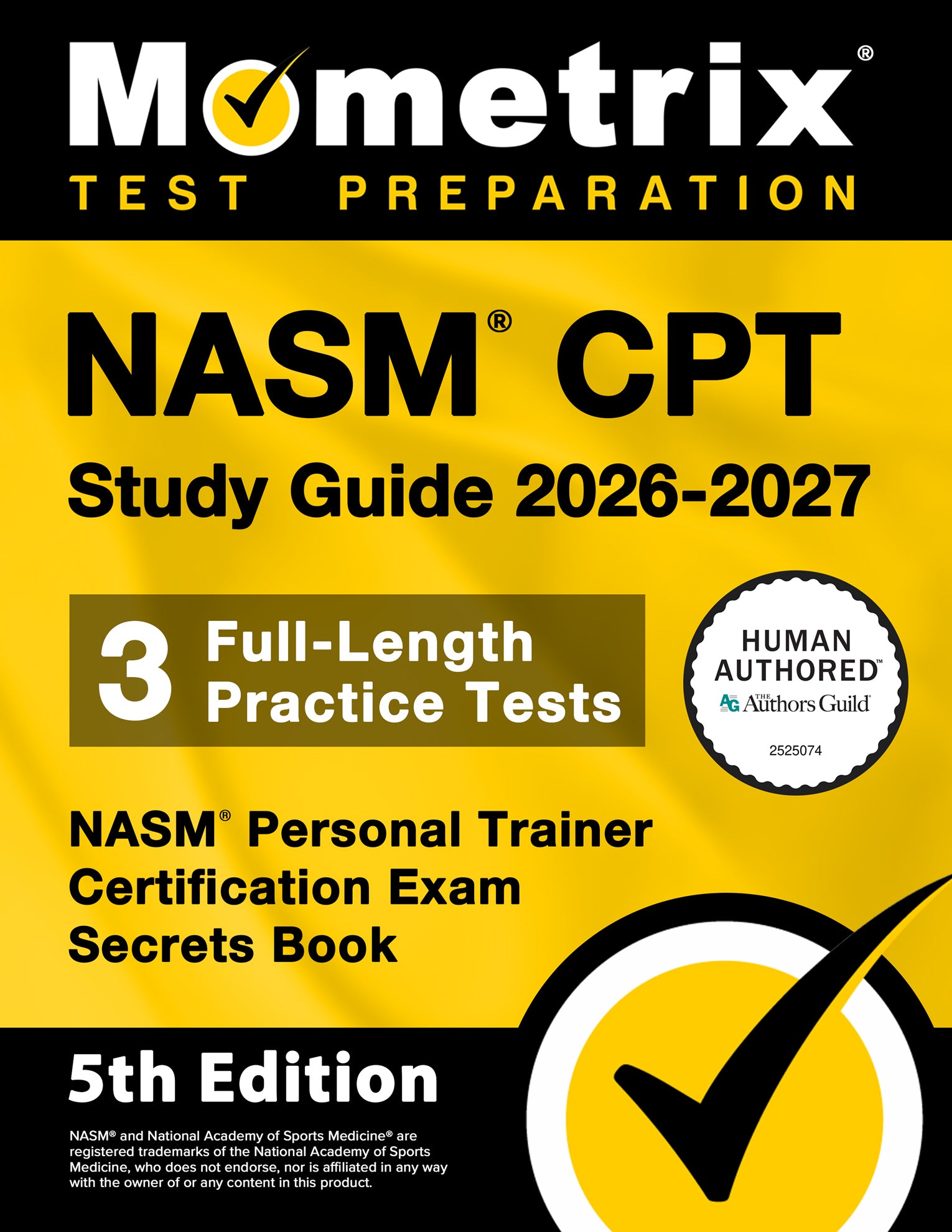 NASM CPT Study Guide 2026-2027 - NASM Personal Trainer Certification Exam Secrets Book [5th Edition]