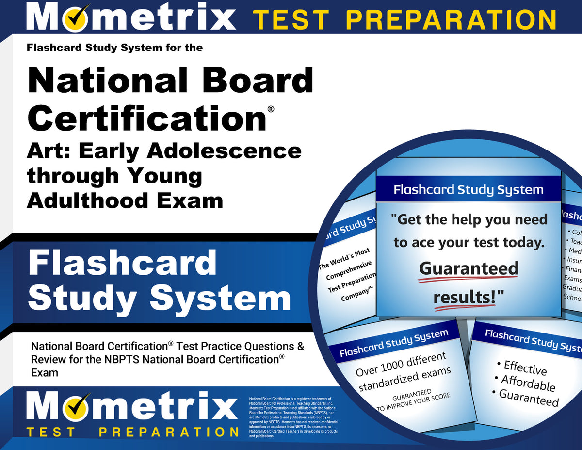 Flashcard Study System for the National Board Certification Art: Early Adolescence through Young Adulthood Exam