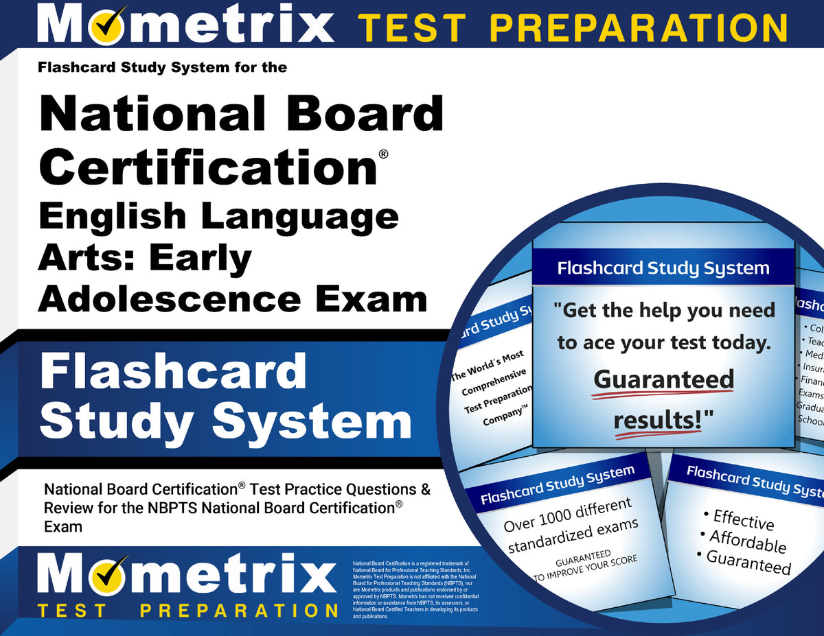 Flashcard Study System for the National Board Certification English Language Arts: Early Adolescence Exam