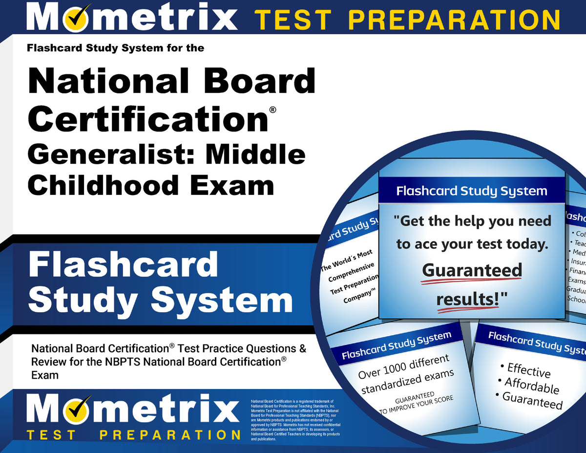 Flashcard Study System for the National Board Certification Generalist: Middle Childhood Exam