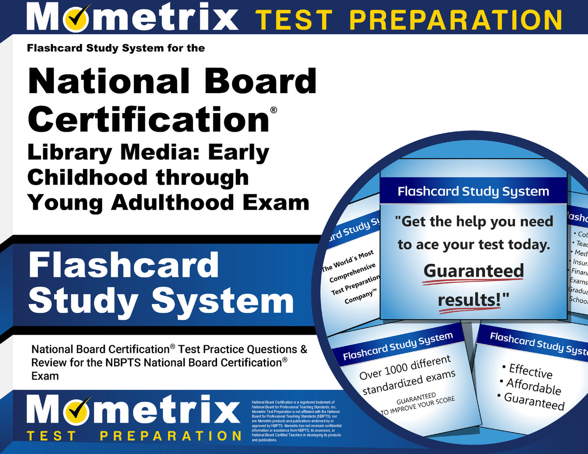 Flashcard Study System for the National Board Certification Library Media: Early Childhood through Young Adulthood Exam