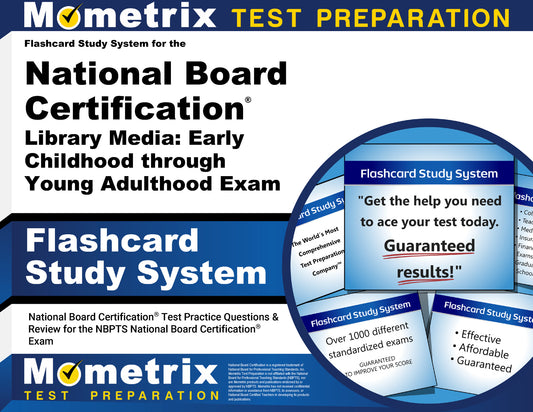 Flashcard Study System for the National Board Certification Library Media: Early Childhood through Young Adulthood Exam