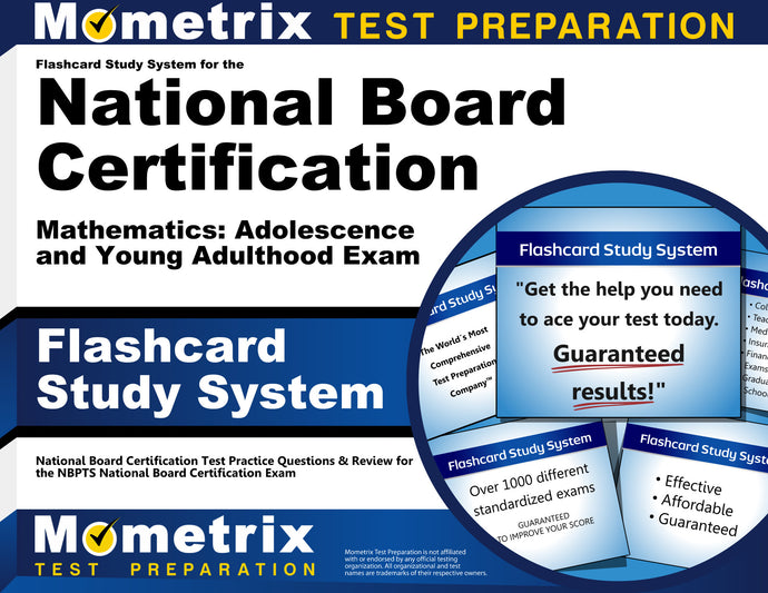 Flashcard Study System for the National Board Certification Mathematics: Adolescence and Young Adulthood Exam