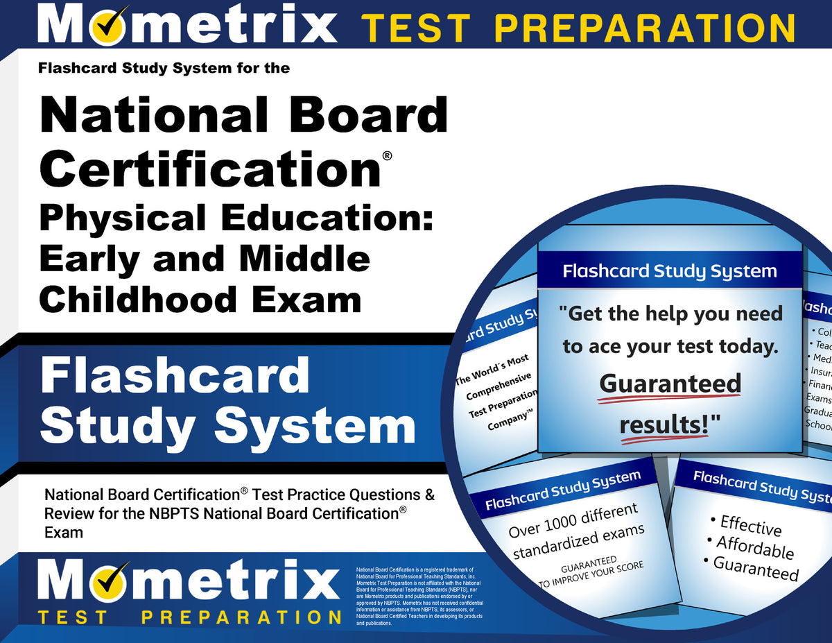 Flashcard Study System for the National Board Certification Physical Education: Early and Middle Childhood Exam
