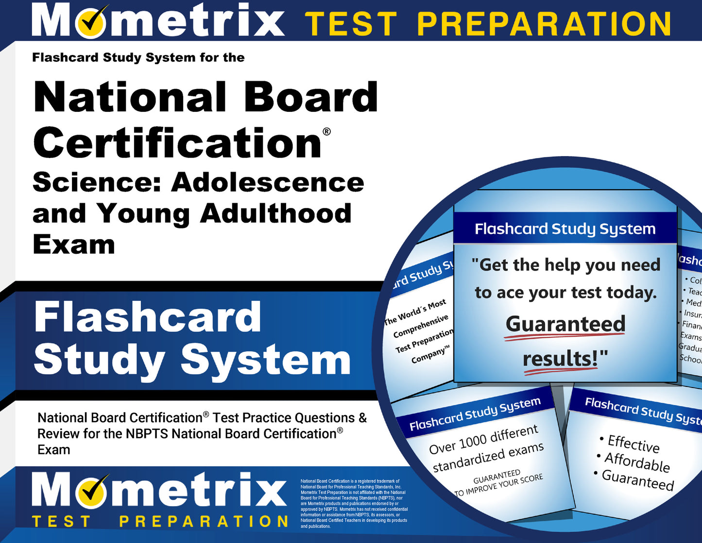 Flashcard Study System for the National Board Certification Science: Adolescence and Young Adulthood Exam