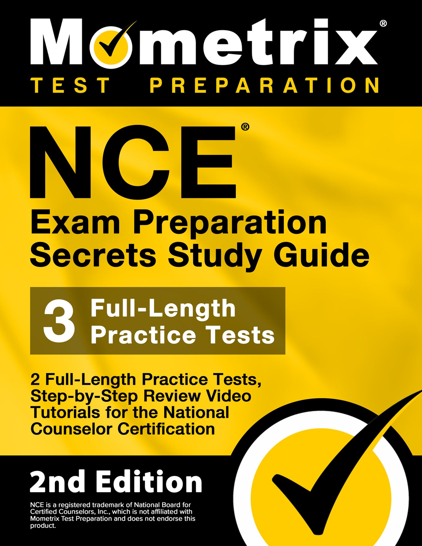 NCE Exam Preparation Secrets Study Guide [2nd Edition] (printed book)