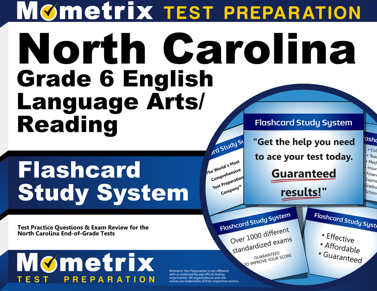 North Carolina Grade 6 English Language Arts/Reading Flashcard Study System