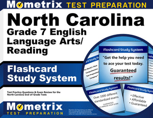 North Carolina Grade 7 English Language Arts/Reading Flashcard Study System