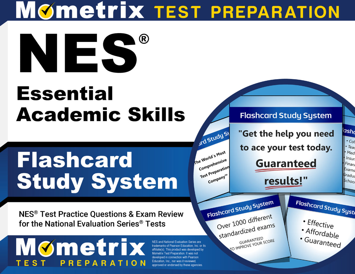NES Essential Academic Skills Flashcard Study System