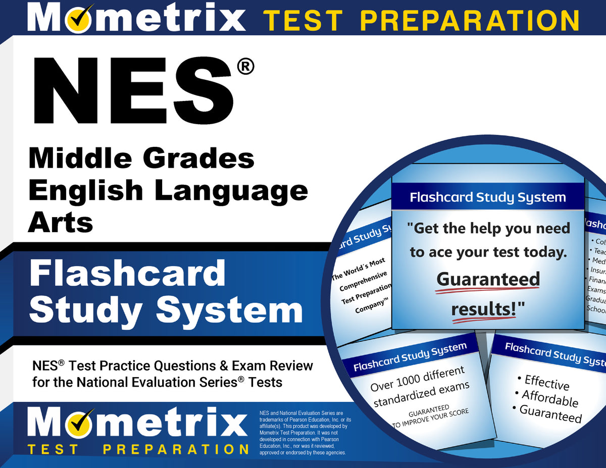 NES Middle Grades English Language Arts Flashcard Study System