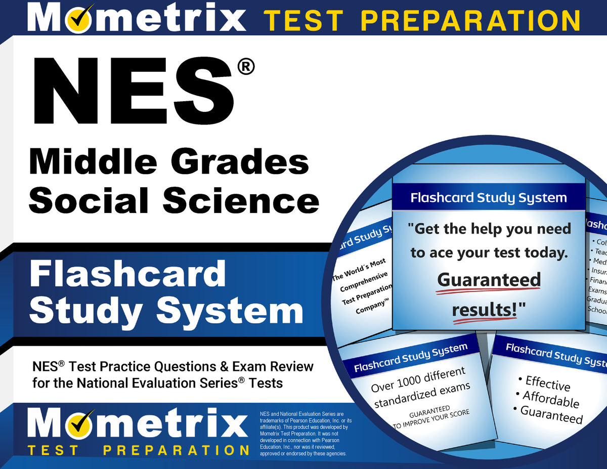 NES Middle Grades Social Science Flashcard Study System