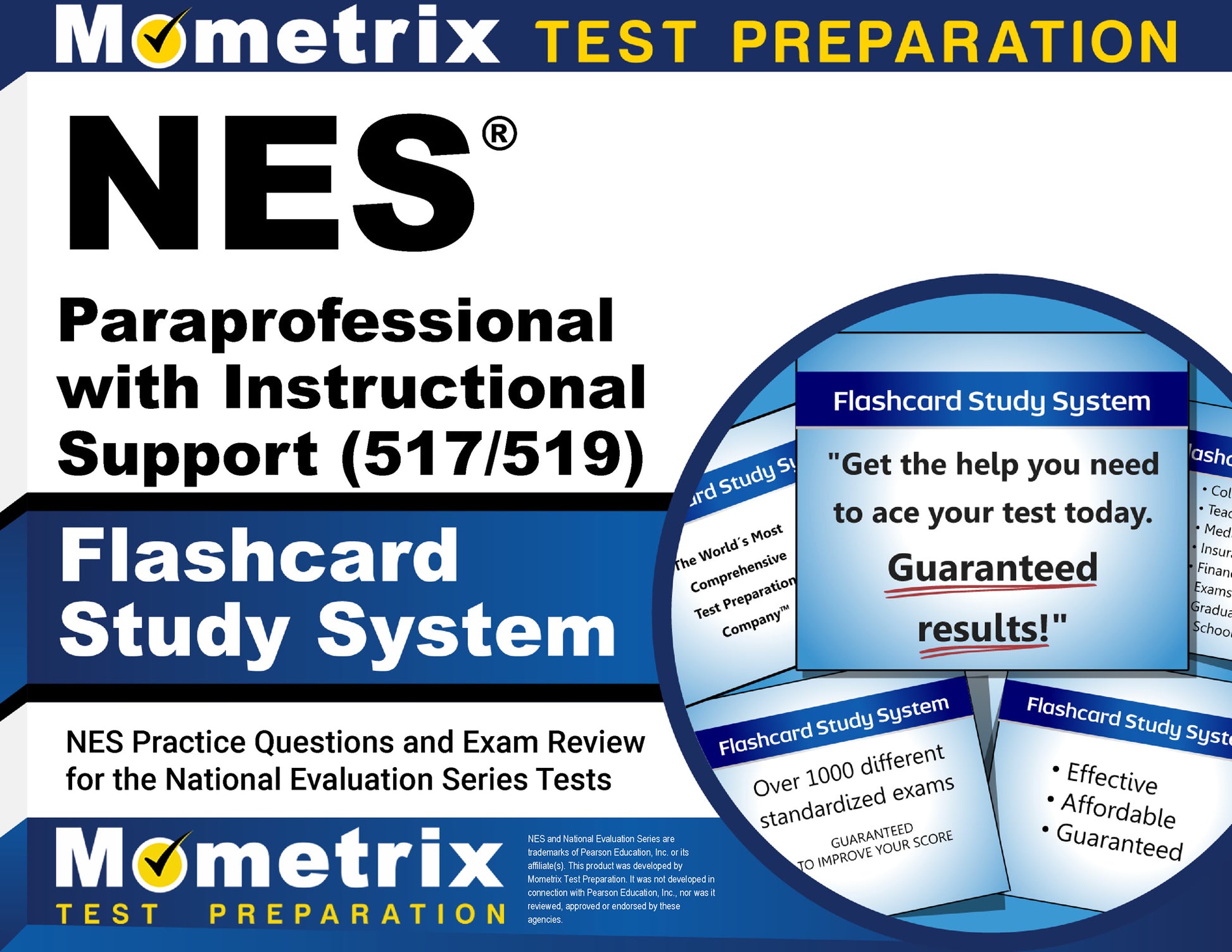 NES Paraprofessional with Instructional Support (517/519) Flashcard Study System