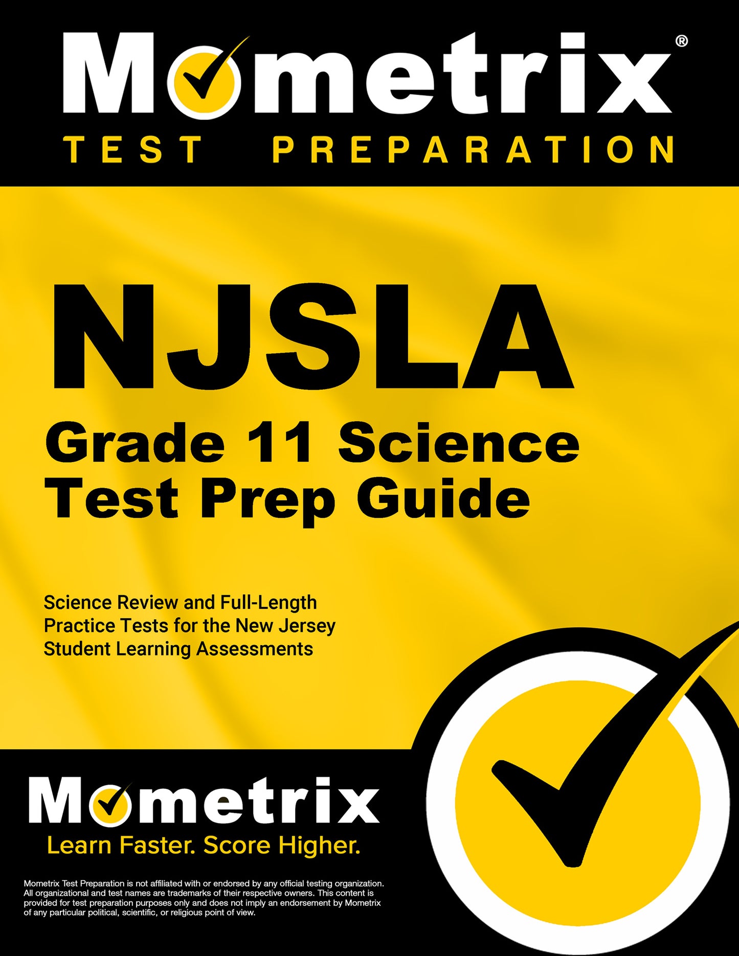 NJSLA Grade 11 Science Test Prep Guide