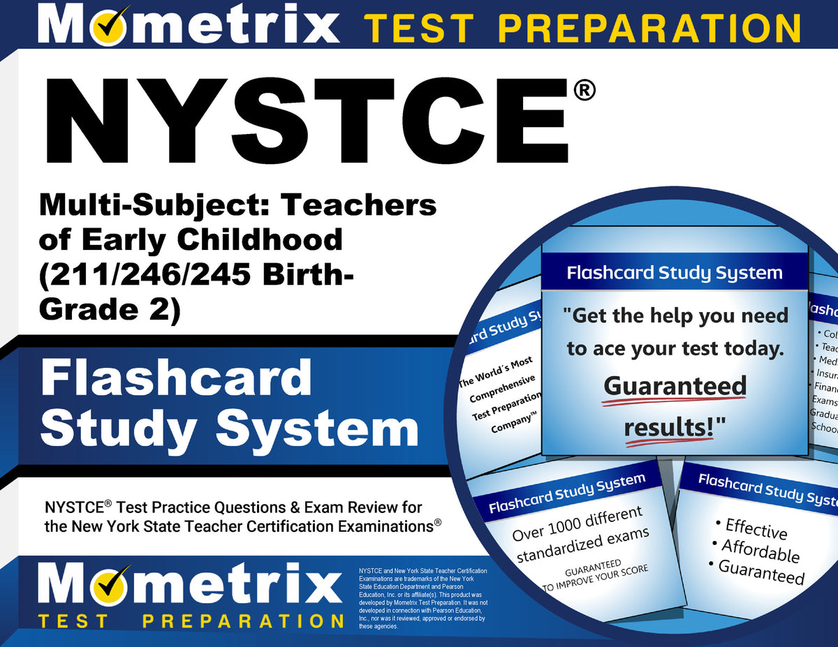 NYSTCE Multi-Subject: Teachers of Early Childhood (211/246/245 Birth-Grade 2) Flashcard Study System