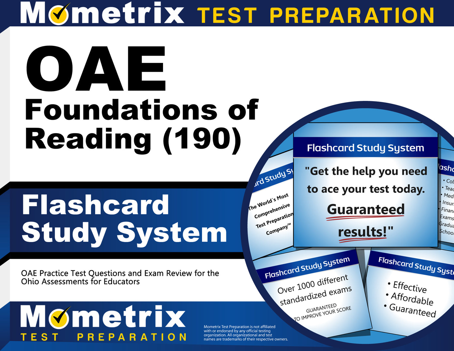 OAE Foundations of Reading (190) Flashcard Study System